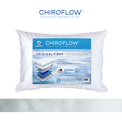 Chiroflow Original Fiber Water Pillows - 4 Pack