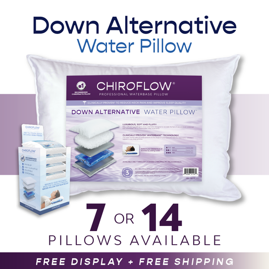 Chiroflow Down Alternative Water Pillows - Multi-Pack Options