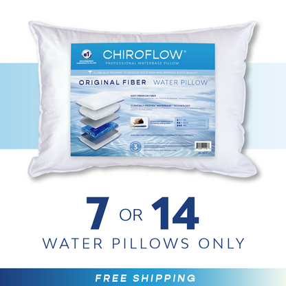 Chiroflow Original Fiber Water Pillows - Multi-Pack Options