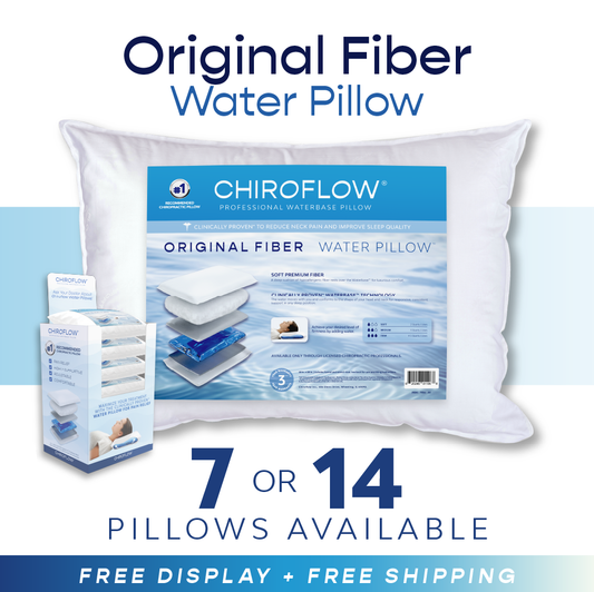 Chiroflow Original Fiber Water Pillows - Multi-Pack Options